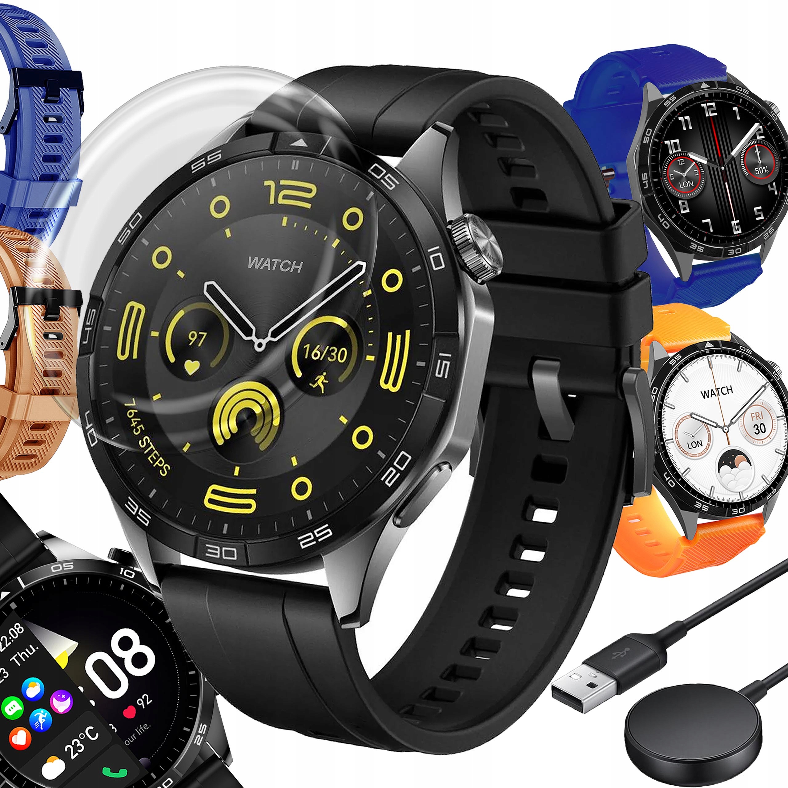 Inteligentné hodinky WonderWatch TL4 čierne + 8 ďalších produktov